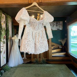 By Watters Tart Lace Mini Dress